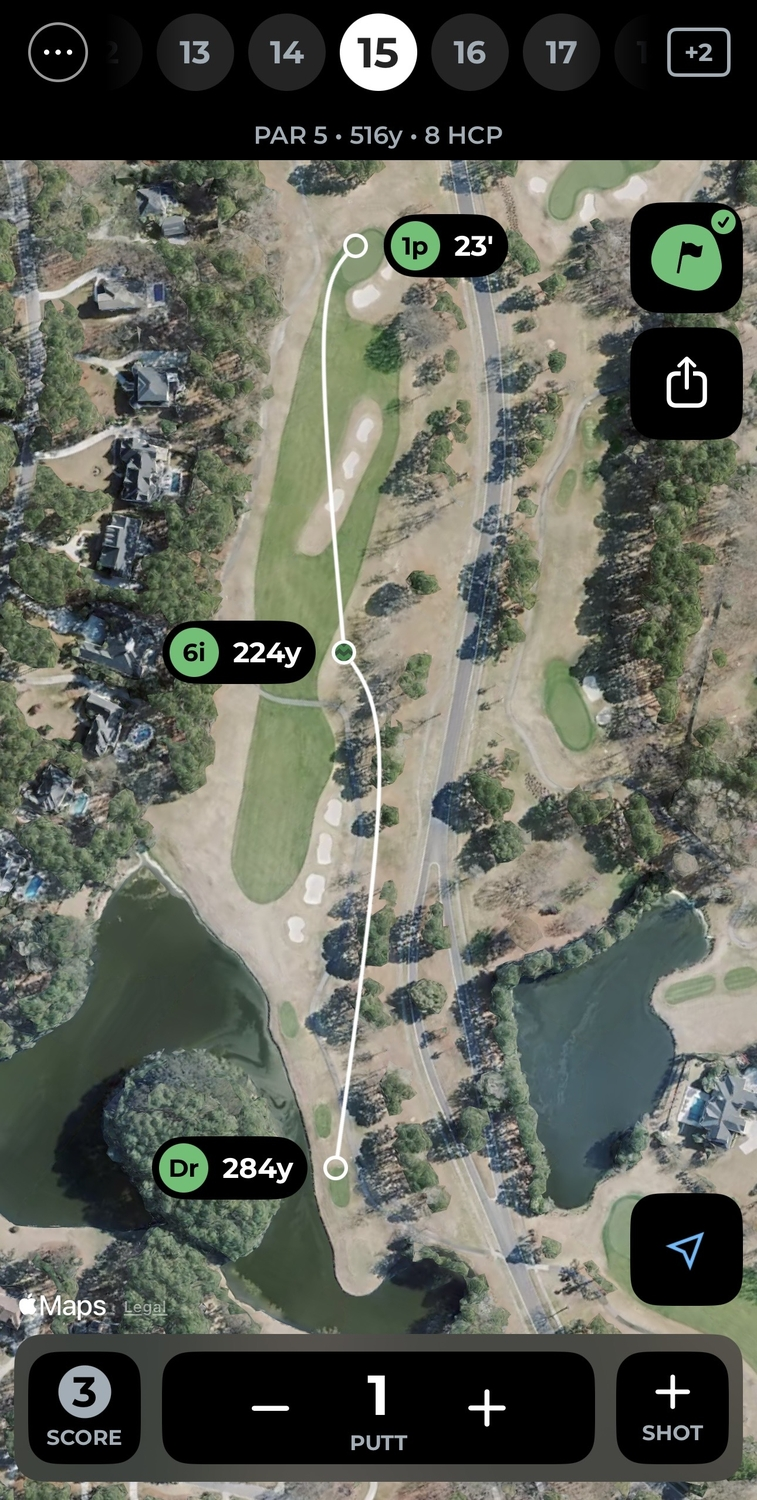 Putted in my first ever Eagle!