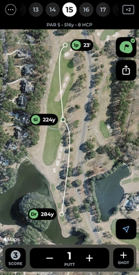 Putted in my first ever Eagle!