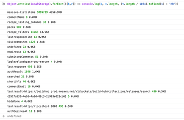 Web Console output