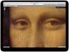 Zoomed in on Mona Lisa